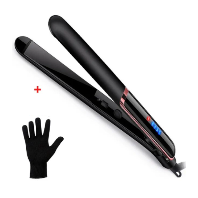 2-In-1 Professional Electric Curling Straightening Iron Wet And Dry Hair Straightener