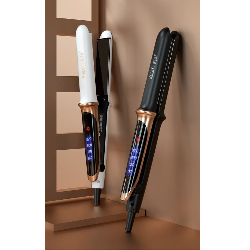 2-In-1 Professional Electric Curling Straightening Iron Wet And Dry Hair Straightener