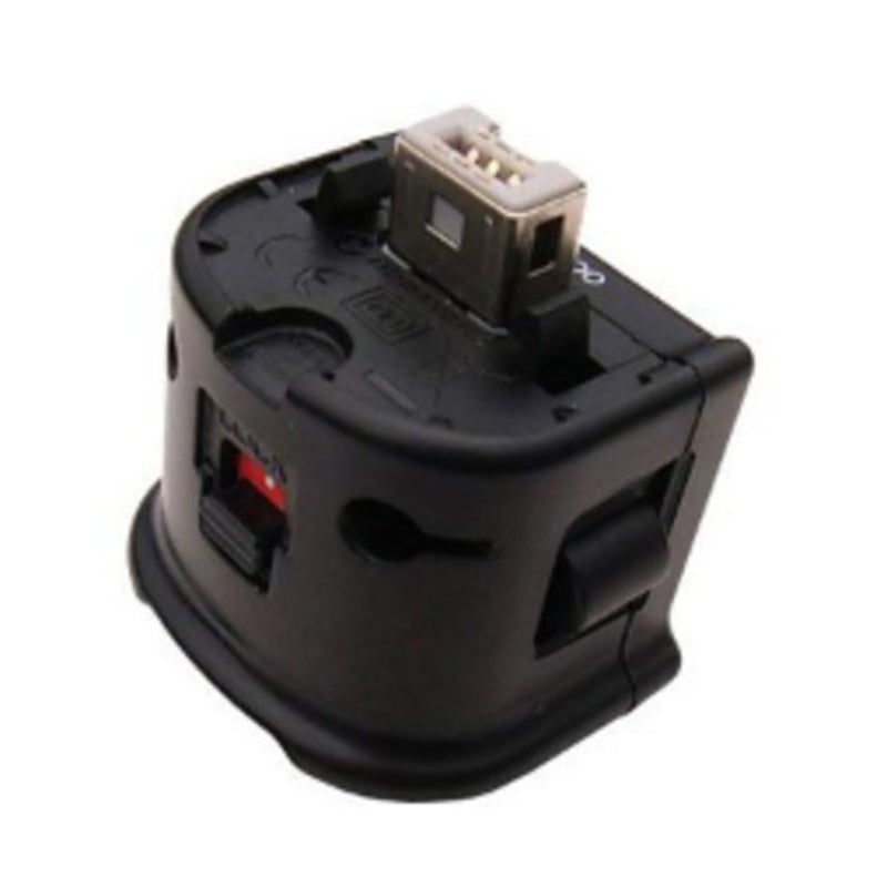 2 Packs Wii Motion Plus Accelerator Adapter Sensor For U Remote Controller Black
