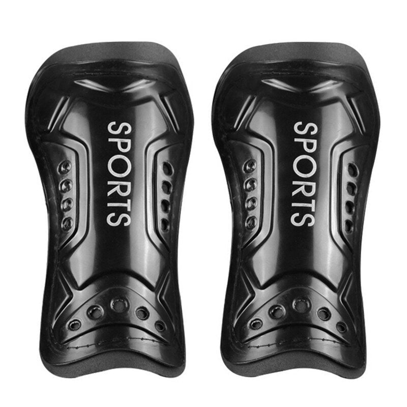 2 Pcs Soccer Shin Guards Football Protective Board Black