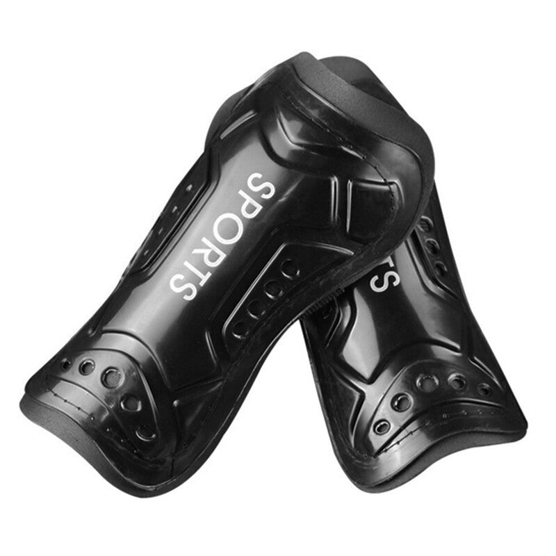 2 Pcs Soccer Shin Guards Football Protective Board Black