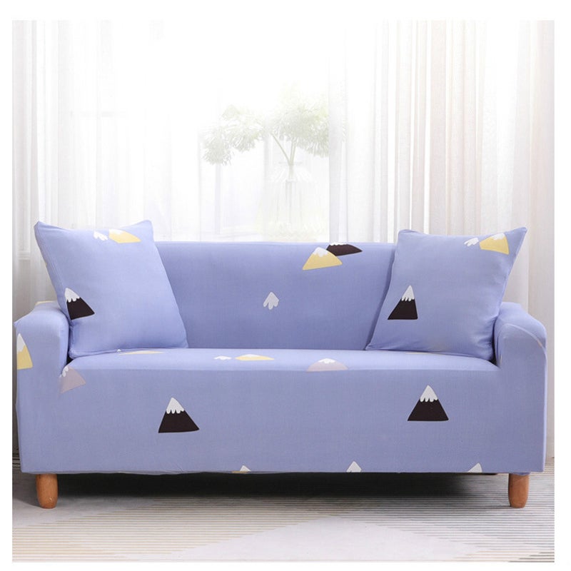 2 Seater High Stretch Sofa Cover Couch Lounge Protector Pattern Slipcovers