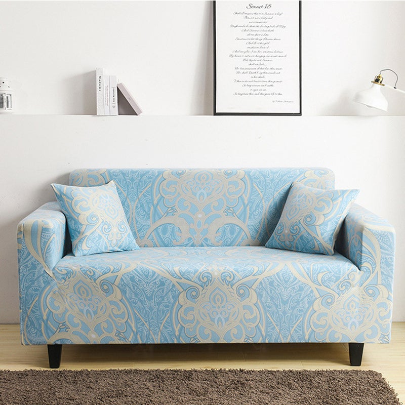 2 Seater High Stretch Sofa Cover Couch Lounge Protector Pattern Slipcovers