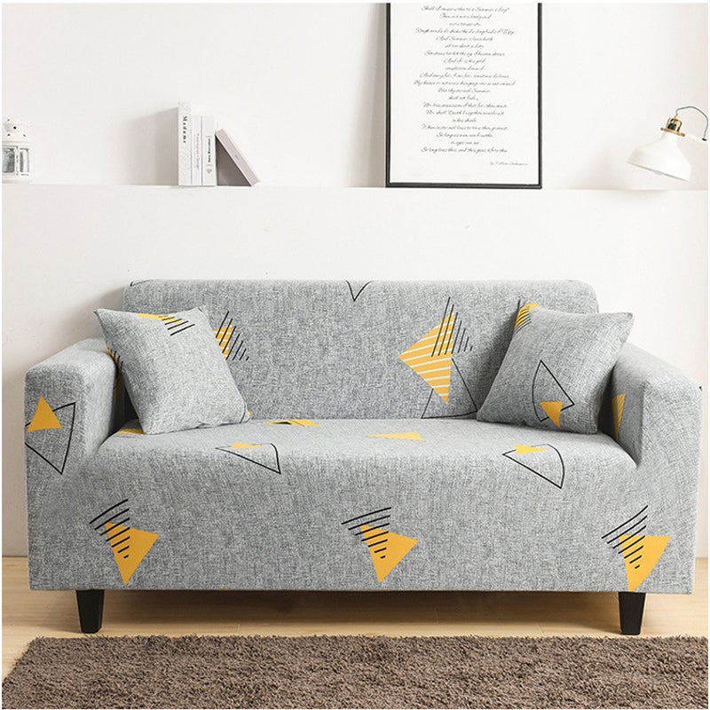 2 Seater High Stretch Sofa Cover Couch Lounge Protector Pattern Slipcovers