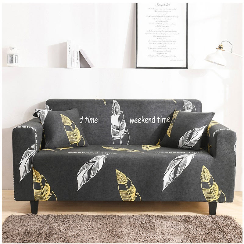 2 Seater High Stretch Sofa Cover Couch Lounge Protector Pattern Slipcovers