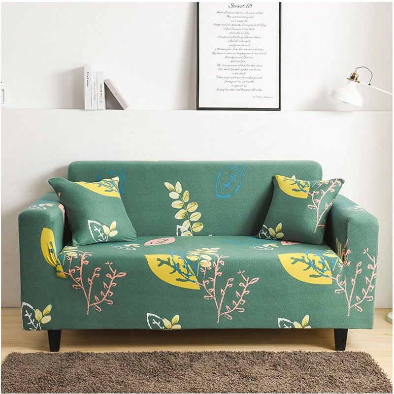 2 Seater High Stretch Sofa Cover Couch Lounge Protector Pattern Slipcovers