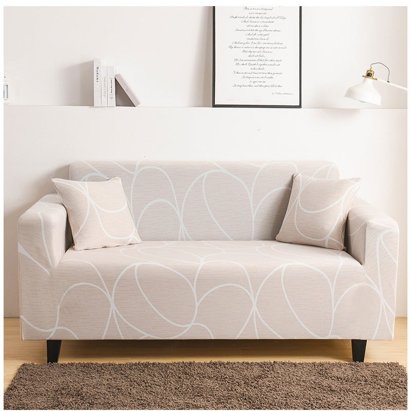 2 Seater High Stretch Sofa Cover Couch Lounge Protector Pattern Slipcovers