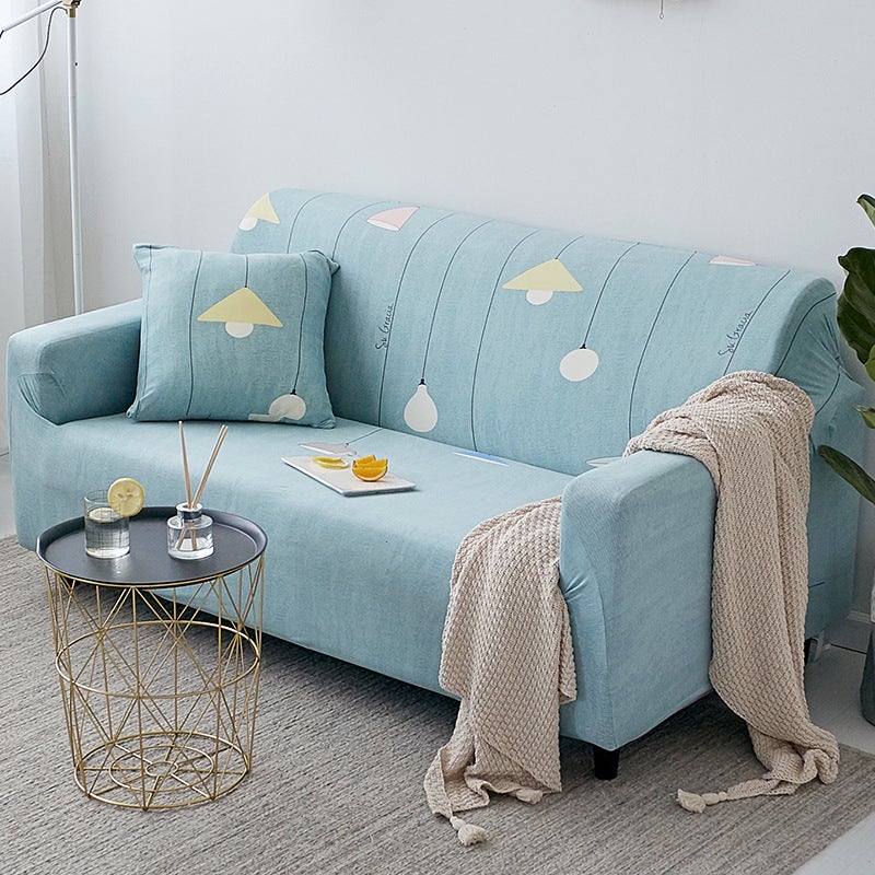 2 Seater High Stretch Sofa Cover Couch Lounge Protector Pattern Slipcovers