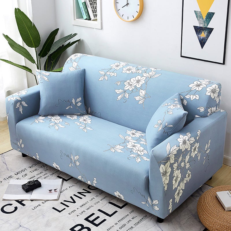 2 Seater High Stretch Sofa Cover Couch Lounge Protector Pattern Slipcovers