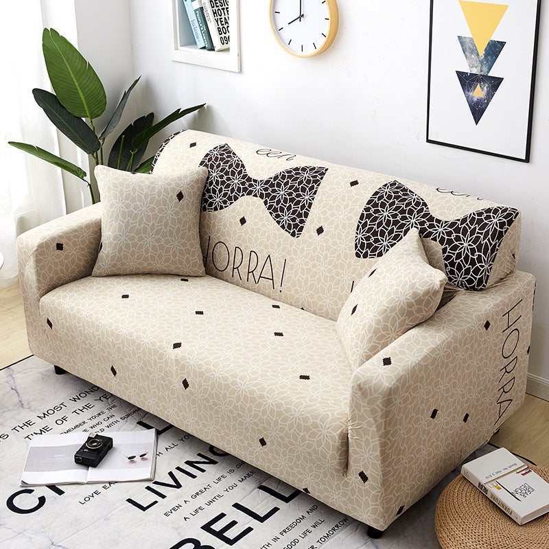2 Seater High Stretch Sofa Cover Couch Lounge Protector Pattern Slipcovers