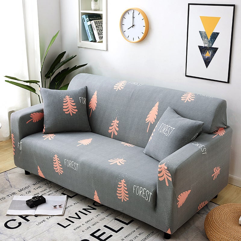 2 Seater High Stretch Sofa Cover Couch Lounge Protector Pattern Slipcovers