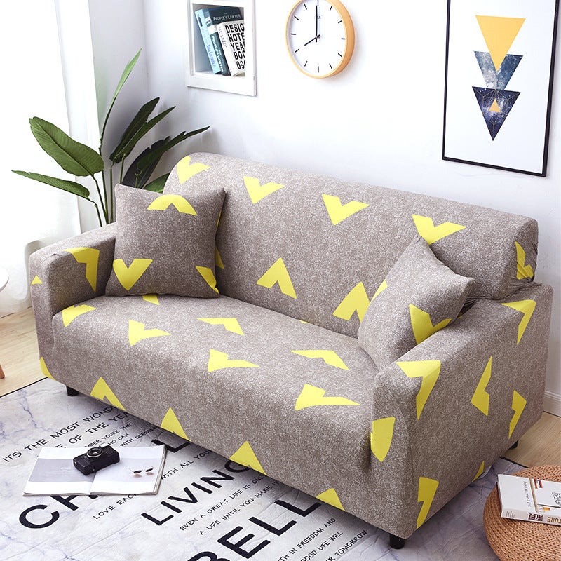 2 Seater High Stretch Sofa Cover Couch Lounge Protector Pattern Slipcovers