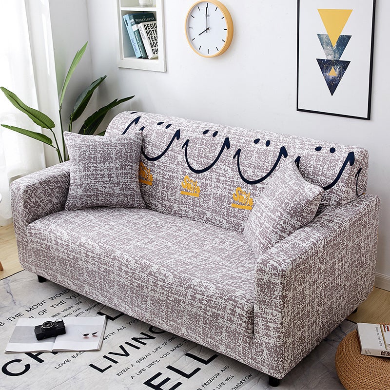 2 Seater High Stretch Sofa Cover Couch Lounge Protector Pattern Slipcovers