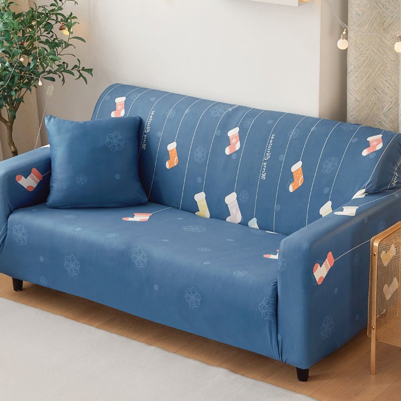 2 Seater High Stretch Sofa Cover Couch Lounge Protector Pattern Slipcovers