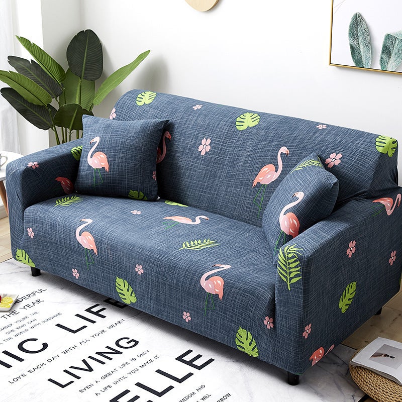 2 Seater High Stretch Sofa Cover Couch Lounge Protector Pattern Slipcovers