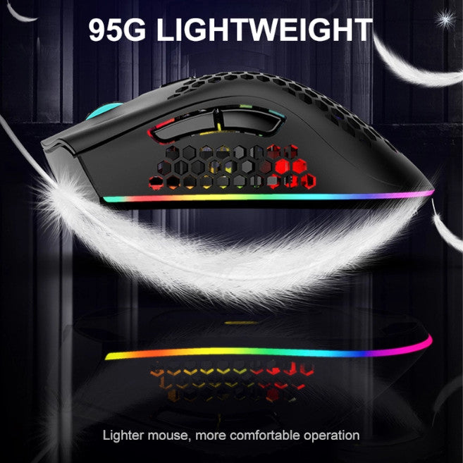 2.4G Optical Mice Rgb Backlit Mouse Wireless 1600Dpi Gaming Usb Rechargeable For Computer Laptop Notebook