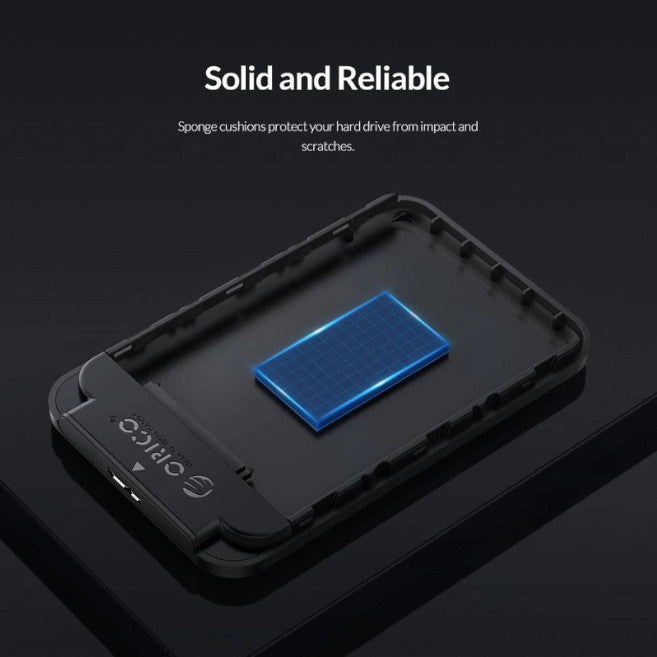 2.5 Inch Hdd Case Sata 3.0 To Usb Gbps 4Tb Ssd Enclosure Support Uasp External Hard Disk Box Black