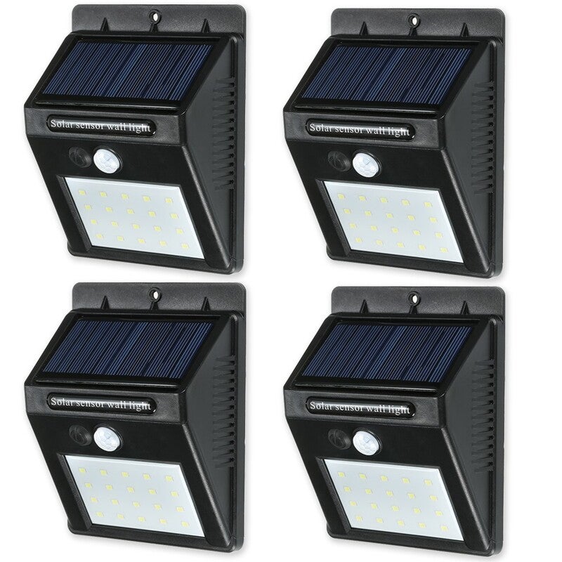 20 Led Solar Sensor Waterproof Wall Lights For Only Packs