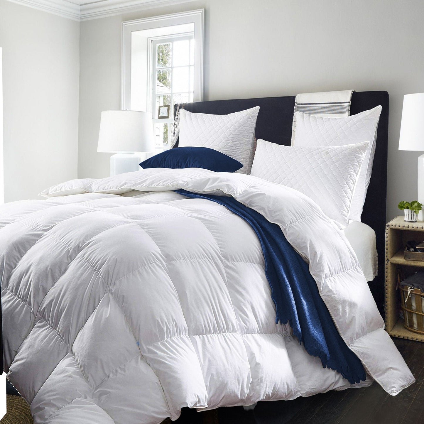 Royal Comfort Duck Down Quilt 233Tc Cover 50% Feather