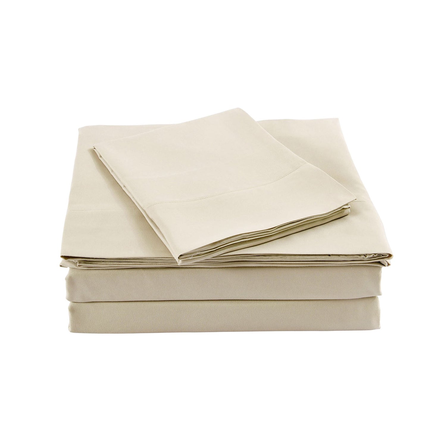 Royal Comfort Blended Bamboo Sheet Set Dark Ivory King Size