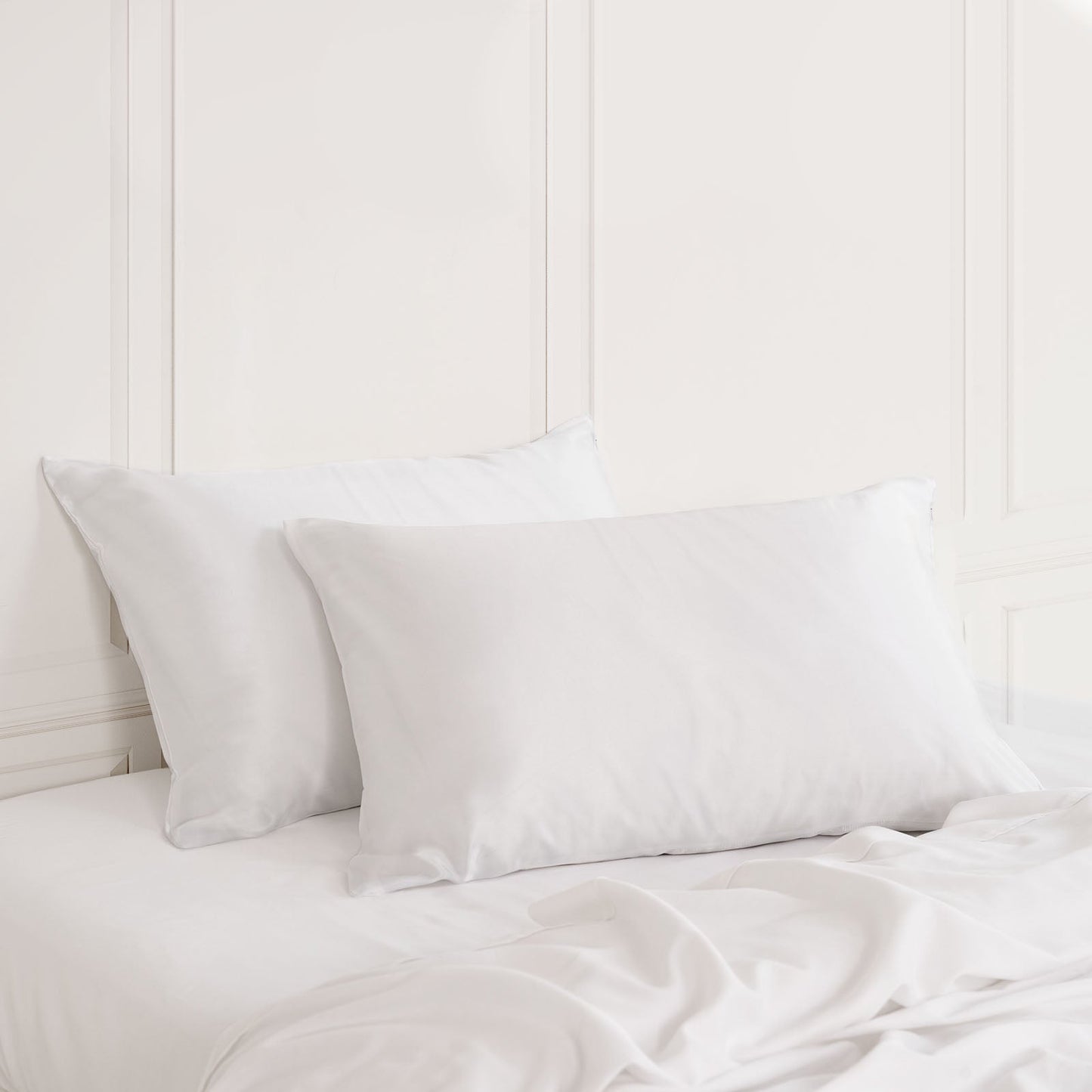 Mulberry Silk Pillowcases Twin Pack 51Cm 76Cm