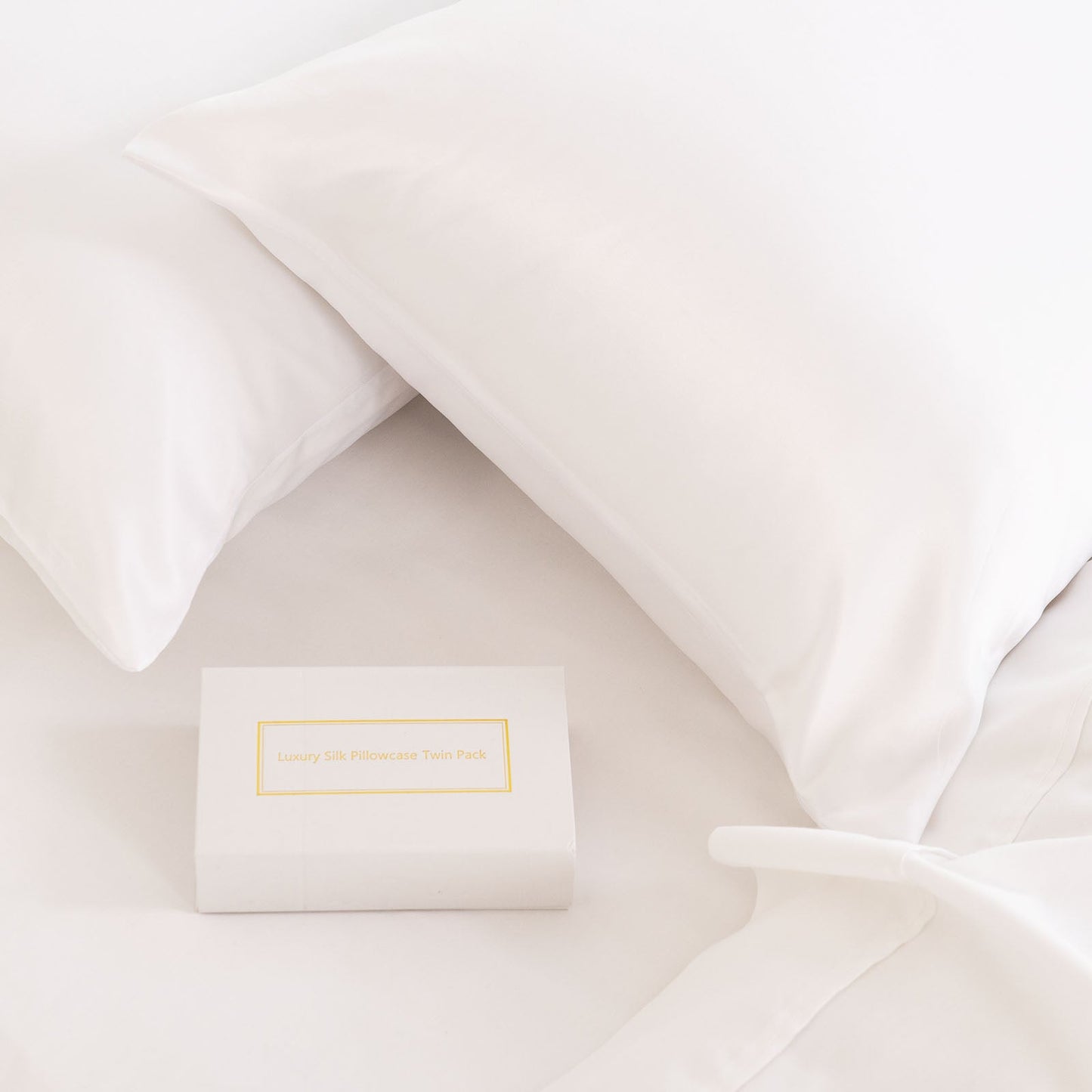 Mulberry Silk Pillowcases Twin Pack 51Cm 76Cm