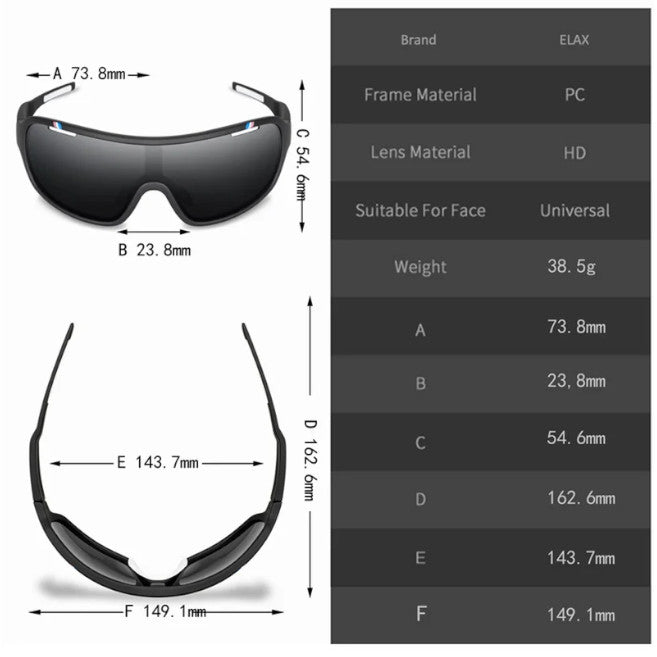 Polarized Photochromic Uv400 Outdoor Road Cycling Eyewear Sports Sunglasses Men Women Bike Bicycle Glasses