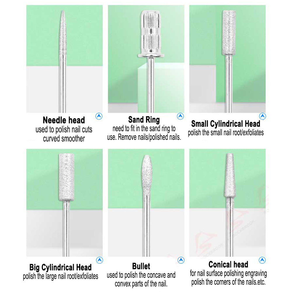 Usb Electric Nail File Acrylic Manicure Drilling Kit