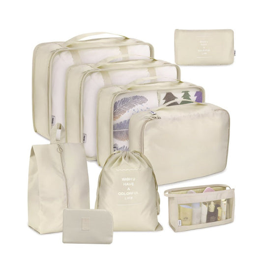 9Pcs/Set Premium Travel Organiser Storage Bags