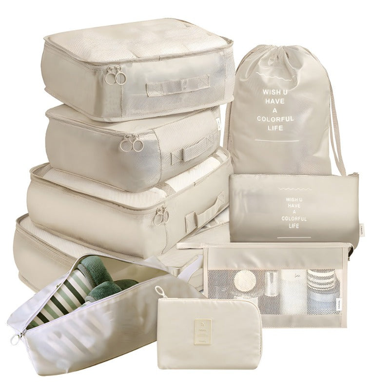 9Pcs/Set Premium Travel Organiser Storage Bags