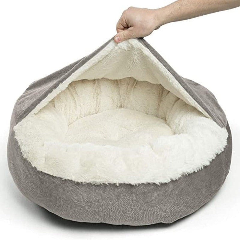 Warm Comfortable Washable Cave Cosy Pet Bed
