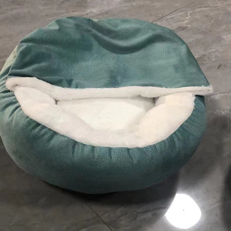 Warm Comfortable Washable Cave Cosy Pet Bed