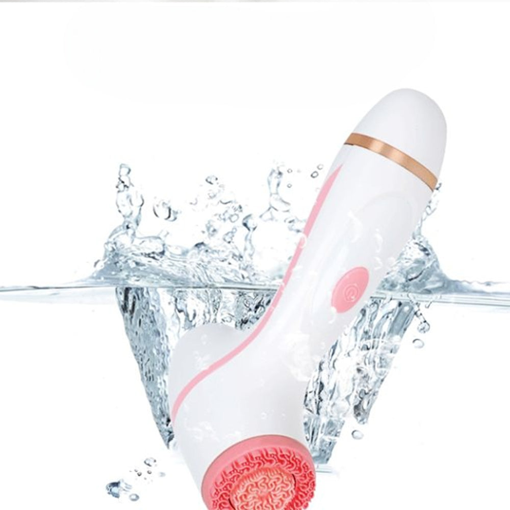 3-In-1 Waterproof Exfoliating Facial Cleansing Brush