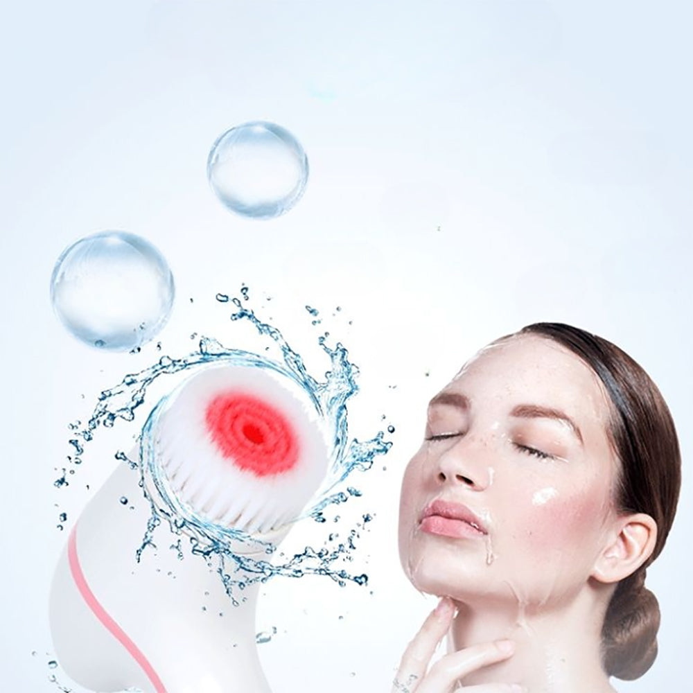 3-In-1 Waterproof Exfoliating Facial Cleansing Brush