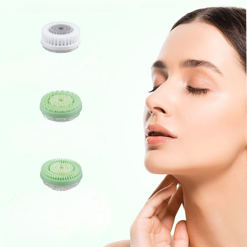 3-In-1 Waterproof Exfoliating Facial Cleansing Brush