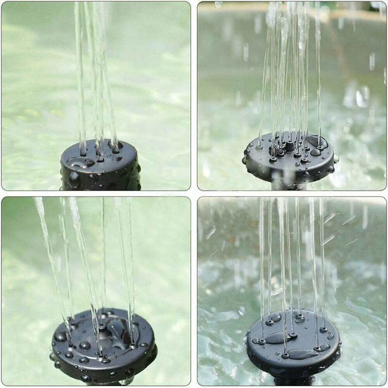 Solar Submersible Bird Bath Water Fountain Pond Pump