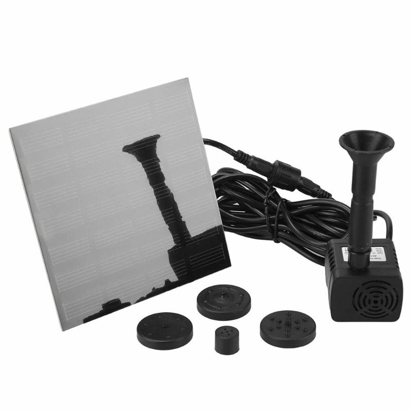 Solar Submersible Bird Bath Water Fountain Pond Pump