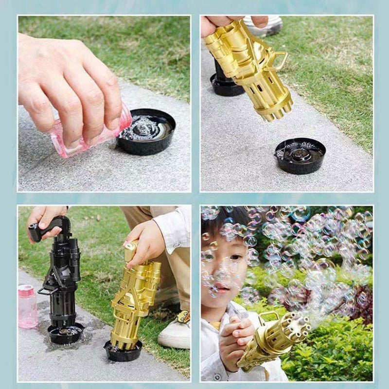Automatic Bubble Gun Kids Outdoor Toys