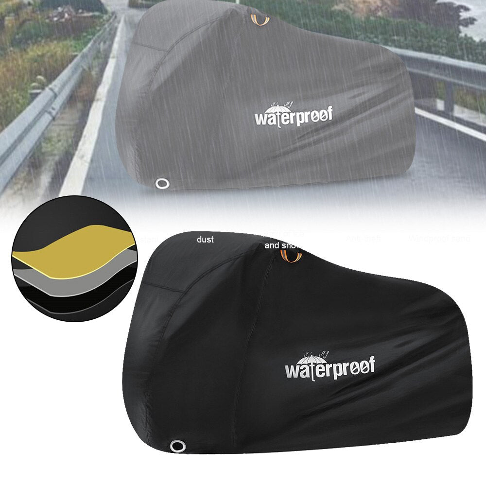 1 Sets of 1 Sets Of Waterproof Outdoor Heavy Duty Mountain Bicycle Protective Cover
