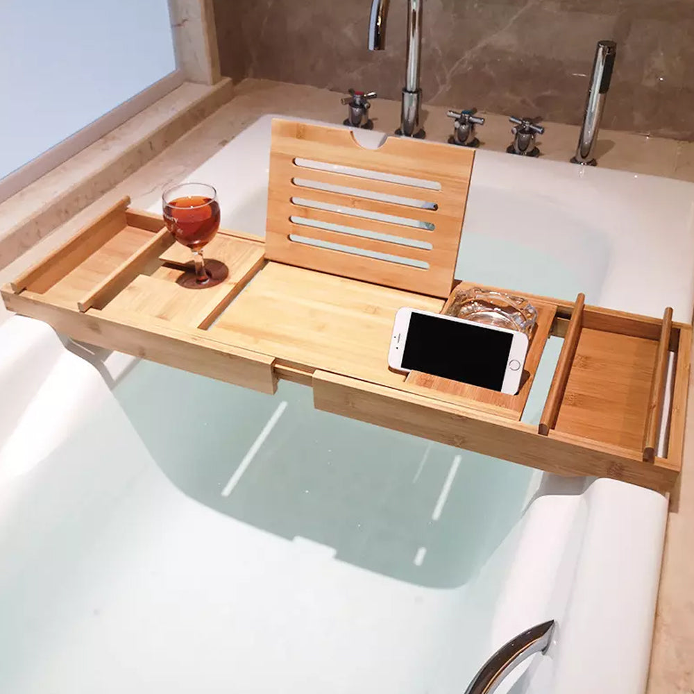 Bath Tub Tray Rack Personal Caddy Bathroom Storage