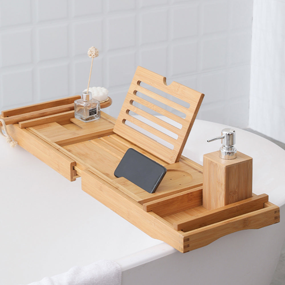 Bath Tub Tray Rack Personal Caddy Bathroom Storage