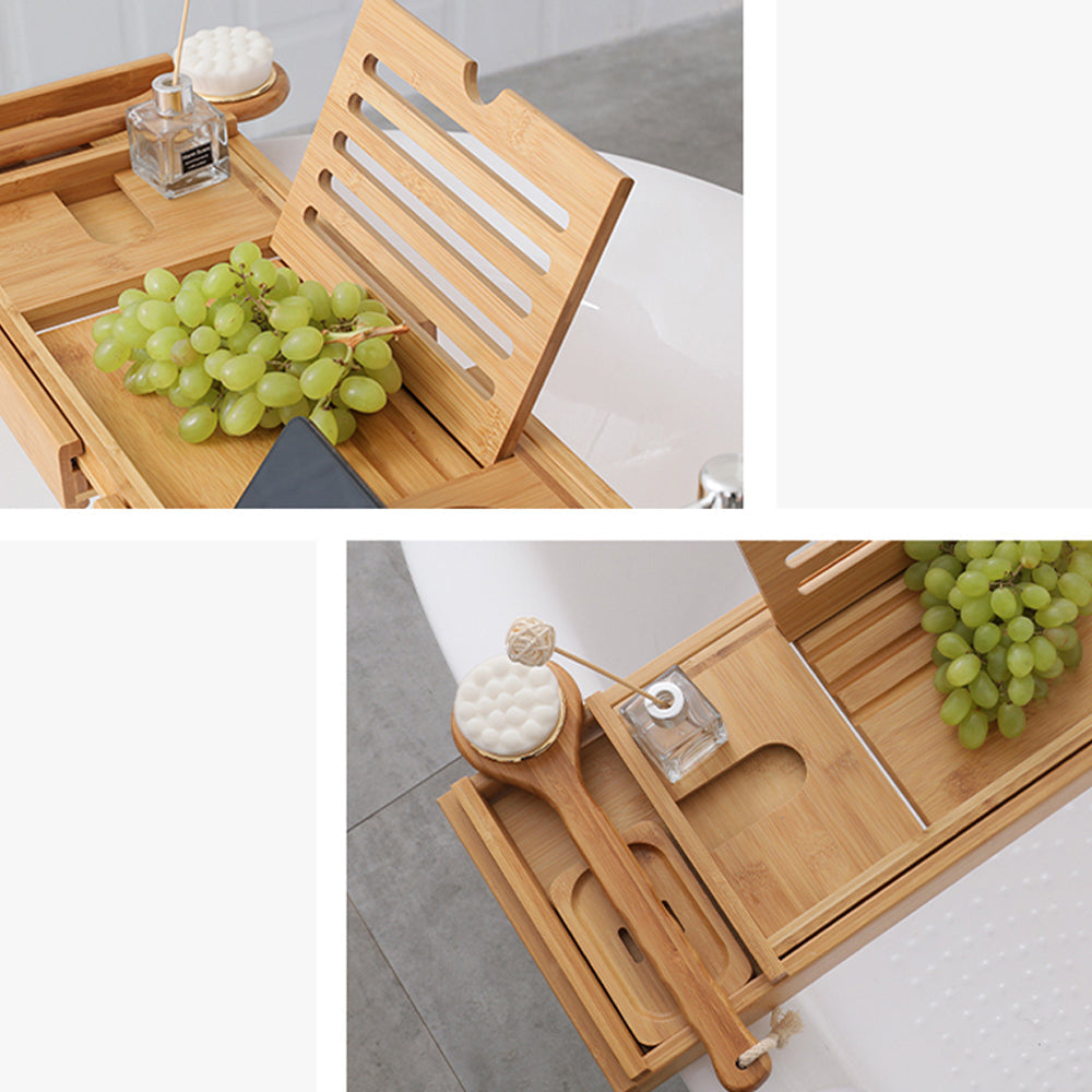 Bath Tub Tray Rack Personal Caddy Bathroom Storage