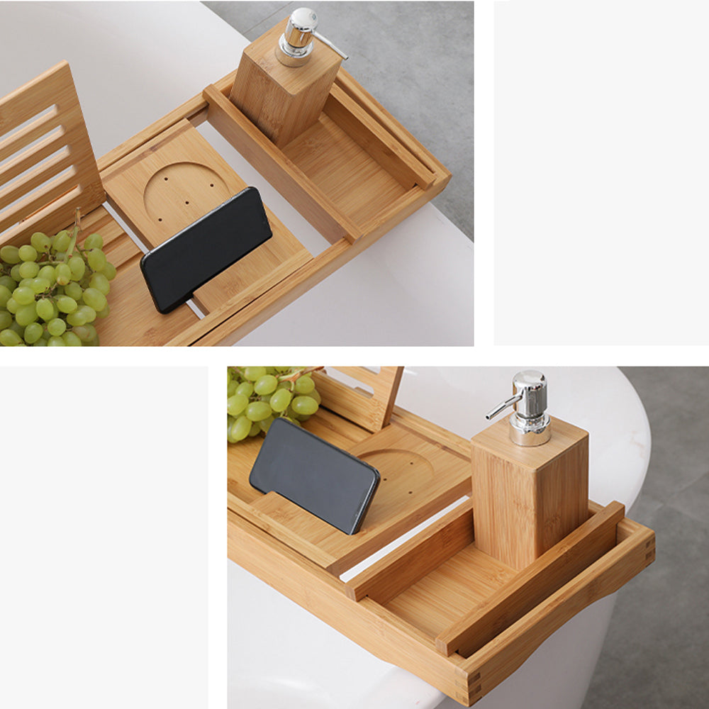 Bath Tub Tray Rack Personal Caddy Bathroom Storage