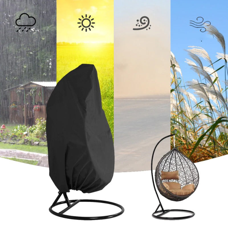 Swinging Hanging Rattan Egg Chair Outdoor Protection Furniture Cover