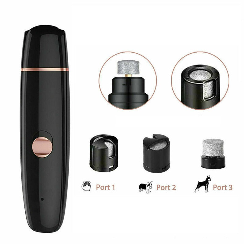 Usb Rechargeable Electric Pet Dog Toe Nail File Grinder