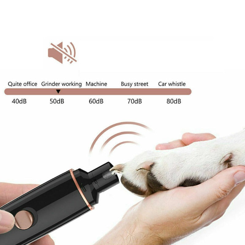 Usb Rechargeable Electric Pet Dog Toe Nail File Grinder