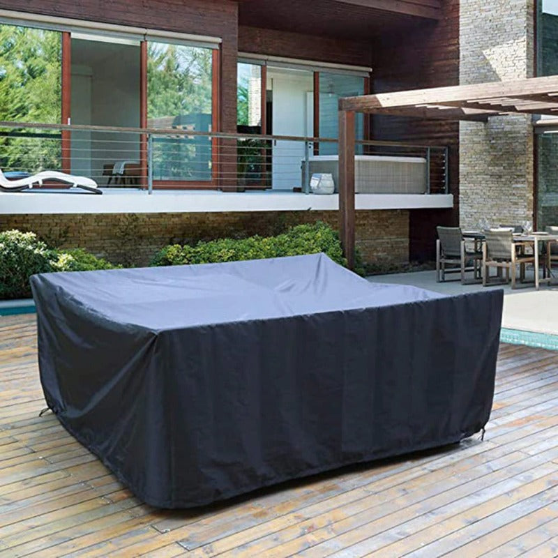 Black Waterproof Outside Patio Furniture Cover