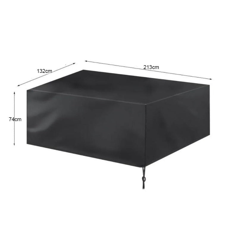 Black Waterproof Outside Patio Furniture Cover