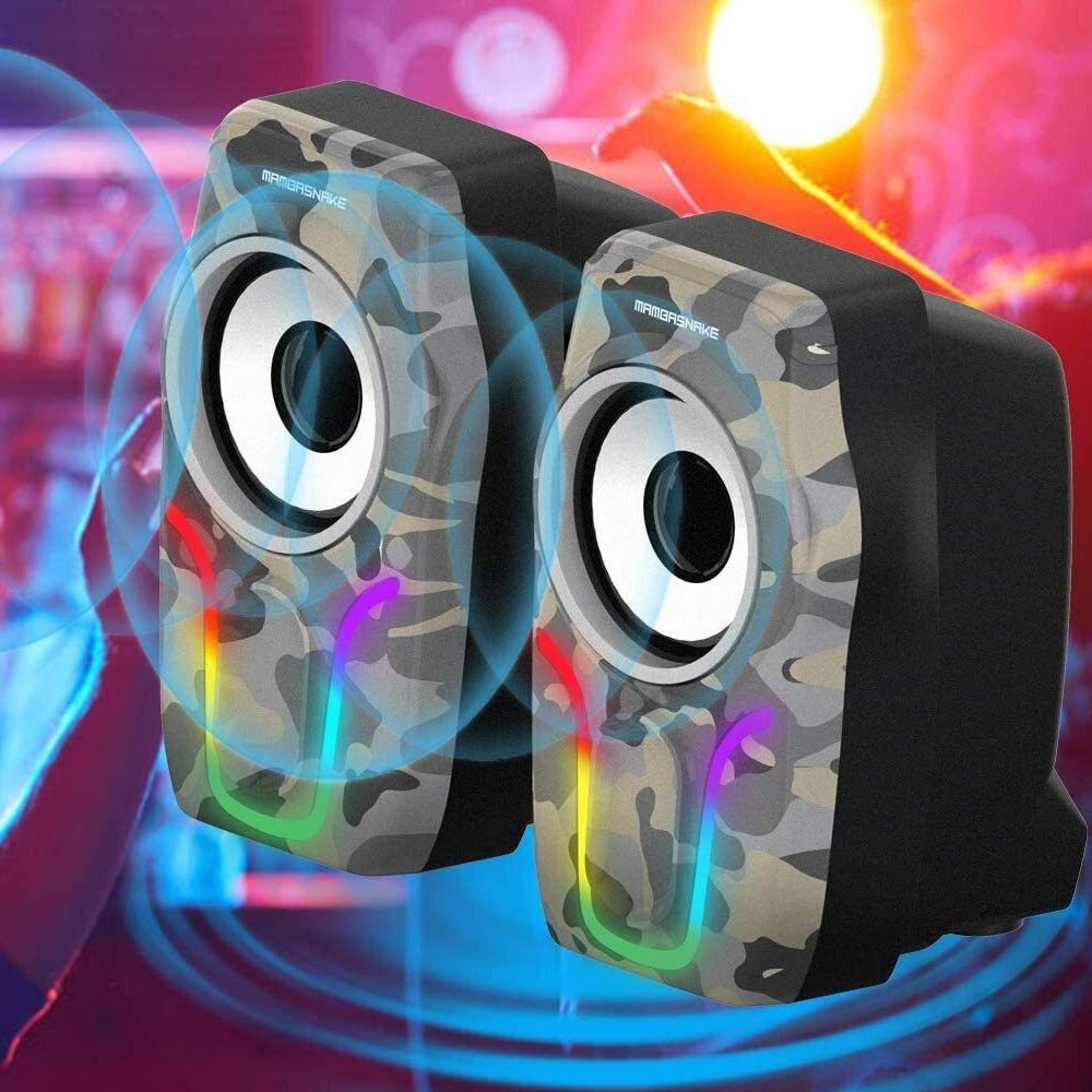 3.5Mm Wired Speakers Mini Gaming Computer