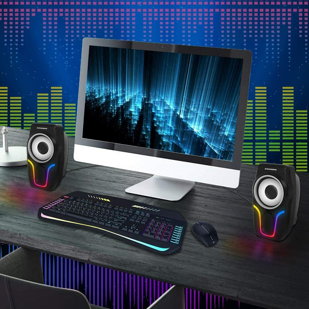 3.5Mm Wired Speakers Mini Gaming Computer